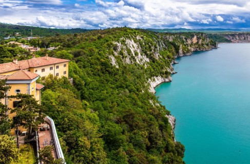 Duino Castle, with spectacular sea view, private residence of the Princes of Thurn und Taxis,
