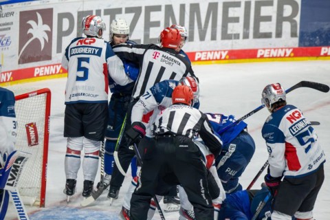 10.03.2024, DEL, German Ice Hockey League season 2023/24, 1st playoff round (pre-playoffs) : Adler