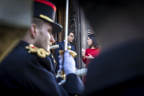 Annalena Baerbock (Alliance 90/The Greens), Federal Foreign Minister, photographed during her visit
