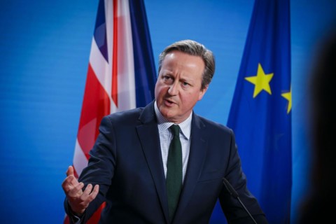 David Cameron, Foreign Secretary of Great Britain and Northern Ireland. Berlin, 07.03.2024.