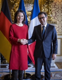 Annalena Baerbock (Alliance 90/The Greens), Federal Foreign Minister, photographed during her visit