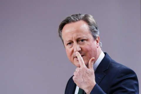 David Cameron, Foreign Secretary of Great Britain and Northern Ireland. Berlin, 07.03.2024.