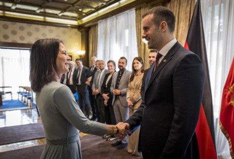 Annalena Baerbock (Alliance 90/The Greens), Federal Foreign Minister, photographed during her visit