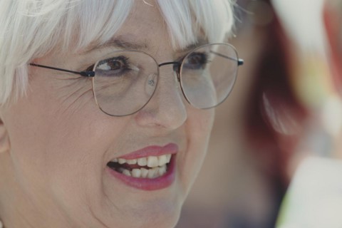 Claudia Benedikta Roth, German politician (Buendnis 90-Die Gruenen), CSD, Cologne, North