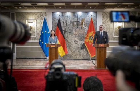 Annalena Baerbock (Alliance 90/The Greens), Federal Foreign Minister, photographed during her visit