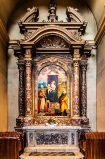 Altar of St. Blaise, Giovanni Battista Bettini, 18th century, Duomo di San Marco, old town centre