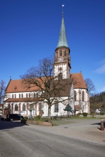 Church of St Blasius in Glottertal, Breisgau-Hochschwarzwald district, Baden-Wuerttemberg, Germany,