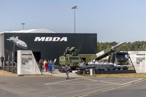 Taurus weapon system, air-to-ground cruise missile of the Bundeswehr, version KEPD-350 with tandem