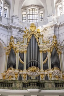 Interior view of the Catholic Court Church in Dresden, Saxony, Germany, 25 August 2016, for