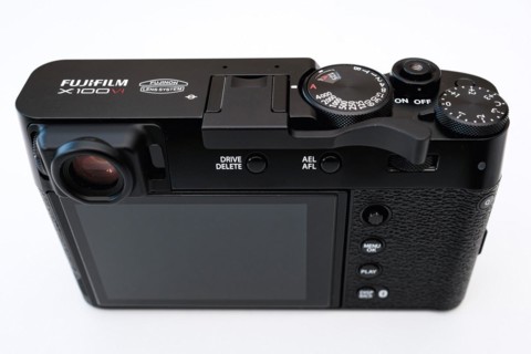 Fujifilm X100VI photo camera, white background, North Rhine-Westphalia, Germany, Europe