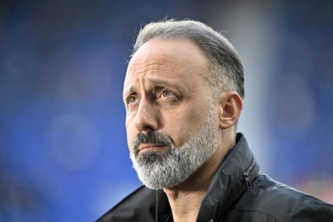 Coach Pellegrino Matarazzo TSG 1899 Hoffenheim, Portrait, View upwards, PreZero Arena, Sinsheim,