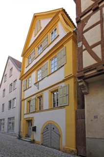 Half-timbered house built in 1789, corner house, Pfarrgasse, Marktbreit, Lower Franconia,
