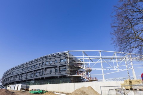 The Heinz Steyer Stadium is a football stadium with athletics facilities in the Friedrichstadt