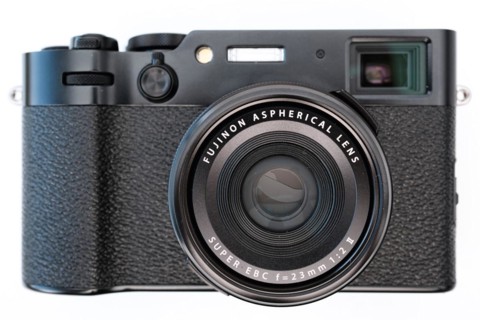 Fujifilm X100VI photo camera, white background, North Rhine-Westphalia, Germany, Europe