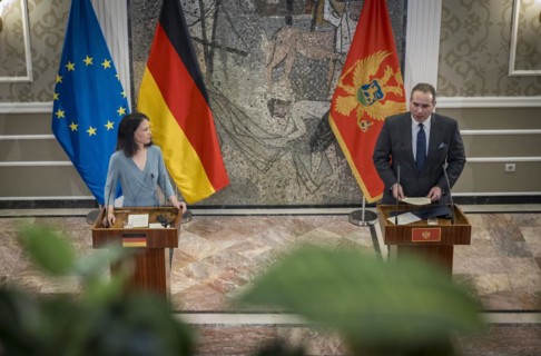 Annalena Baerbock (Alliance 90/The Greens), Federal Foreign Minister, photographed during her visit