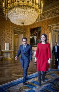 Annalena Baerbock (Alliance 90/The Greens), Federal Foreign Minister, photographed during her visit