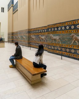 Entrance to the Ishtar Gate of Babylon, Pergamon Museum, Berlin, Germany, Europe