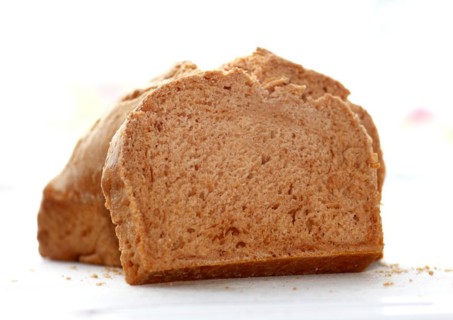 Wheat bread sliced on a board