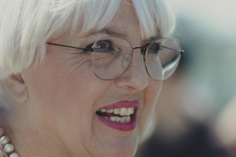Claudia Benedikta Roth, German politician (Buendnis 90-Die Gruenen), CSD, Cologne, North