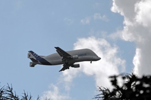 Beluga, Airbus, A300-600, Aircraft, Transport aircraft, Loading, Finkenwerder, An Airbus aircraft