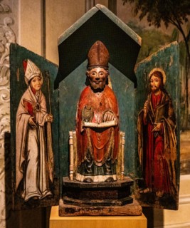 Shrine of St Nicholas with St Nicholas and St James, 8th century, Palazzo Patriarcale, Dioezesan