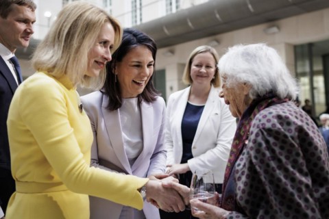 Annalena Baerbock (Alliance 90/The Greens), Federal Foreign Minister, Katja Kallas, Prime Minister