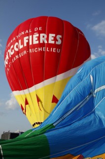 Hot-air balloons, Ballooning Festival, Saint-Jean-sur-Richelieu, Quebec Province, Canada, North
