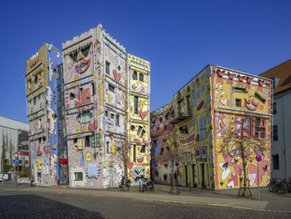 Happy Rizzi House, designed by US artist James Rizzi (1950-2011) and realised by Braunschweig