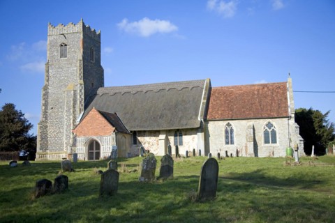 Church of St Botolph probable site of early Saxon settlement of Saint Botolph's Abbey at Ikenhoe,