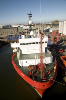 SARTOR ship, Port harbour, Aberdeen, Scotland, United Kingdom, Europe