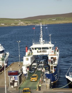 'Leirna' ferry between Lerwick and Bressay, Shetland Islands, Scotland, United Kingdom, Europe