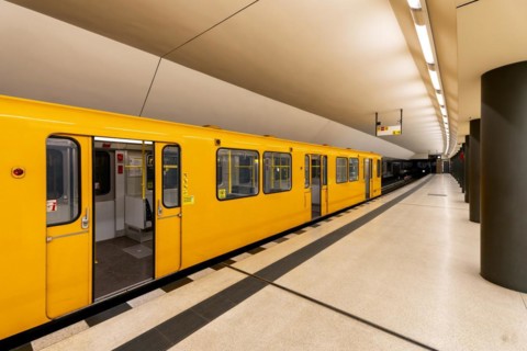 Underground station Brandenburg Gate, Berlin, Germany, Europe