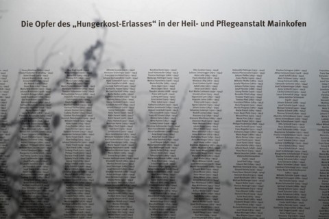 Mainkofen, Lower Bavaria, Germany, March 15th 2024, Memorial to the victims of Nazi persecution on