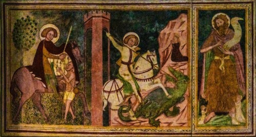 Frescoes with scenes from the Old and New Testament, Duomo di Santa Maria Maggiore, 13th century,