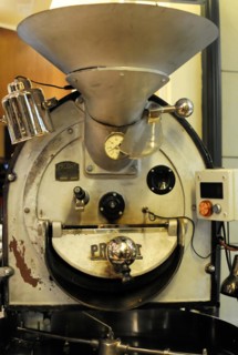 An old, classic metal coffee machine, Hamburg, Hanseatic City of Hamburg, Germany, Europe