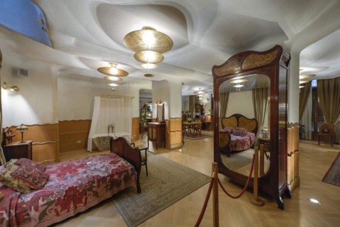 Private residence of the Batllo family, Casa Batllo, apartment building by Antoni Gaudi, Passeig de