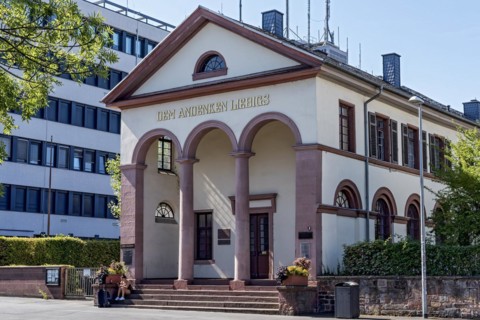 Liebig Museum, natural science museum, historical laboratory of chemist Justus Liebig, Giessen,