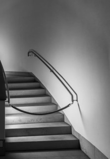Black and white photograph, interior, Bode Museum, Berlin, Germany, Europe