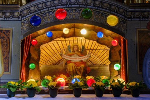 Easter, Holy Sepulchre, Angel, Resurrection of Christ, Duerrnberg pilgrimage church, Bad