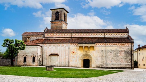 Duomo di Santa Maria Maggiore, 13th century, historic city centre, Spilimbergo, Friuli, Italy,