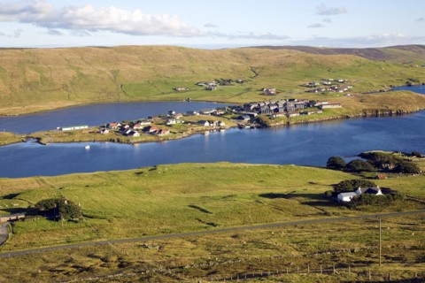 Kalliness village, Weisdale, Shetland Islands