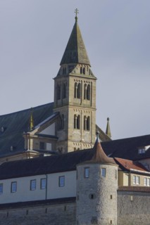 Comburg, church tower, castle, castle complex, collegiate church, St Nicholas, Way of St James,