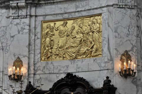 Michaeliskirche, Michel, baroque church St. Michaelis, first start of construction 1647- 1750,