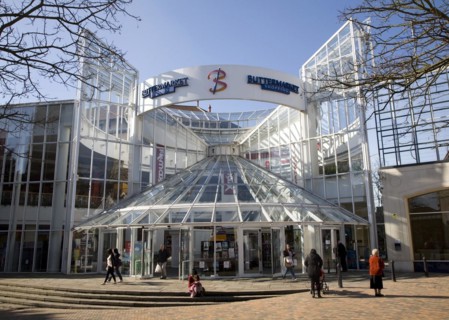 Buttermarket shopping centre, Ipswich, Suffolk, England, Uk as it was in 2010