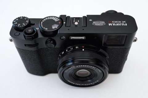 Fujifilm X100VI photo camera, white background, North Rhine-Westphalia, Germany, Europe