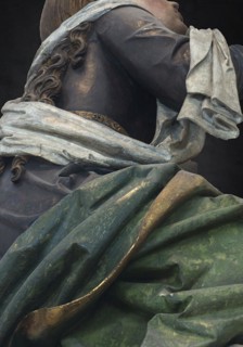 Mary Magdalene's robe, figure from the crucifixion group by Veit Wirsberger around 1509, St Clare's