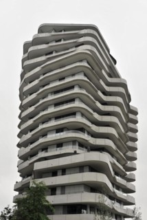 Marco Polo Tower residential tower block, Behnisch Architekten, Hafencity, A contemporary