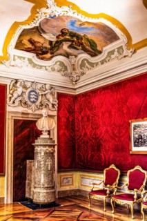 Hall with tiled stove, Palazzo Patriarcale, Dioezesan Museum with the Tiepolo Galleries, 16th