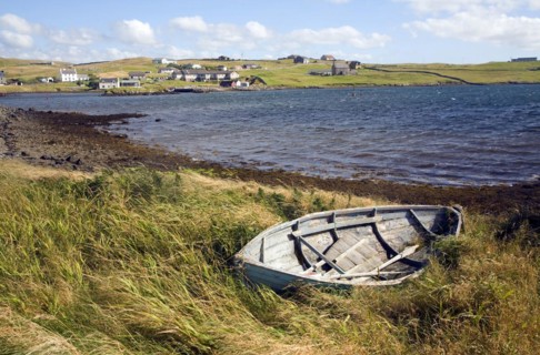 Village of Walls, Mainland, Shetland Islands, Scotland, United Kingdom, Europe
