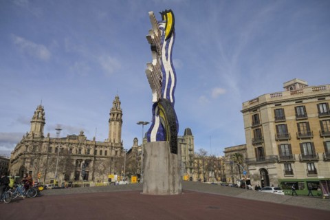 Roy Lichtenstein: El Cap de Barcelona, Barcelona, Catalonia, Spain, Europe